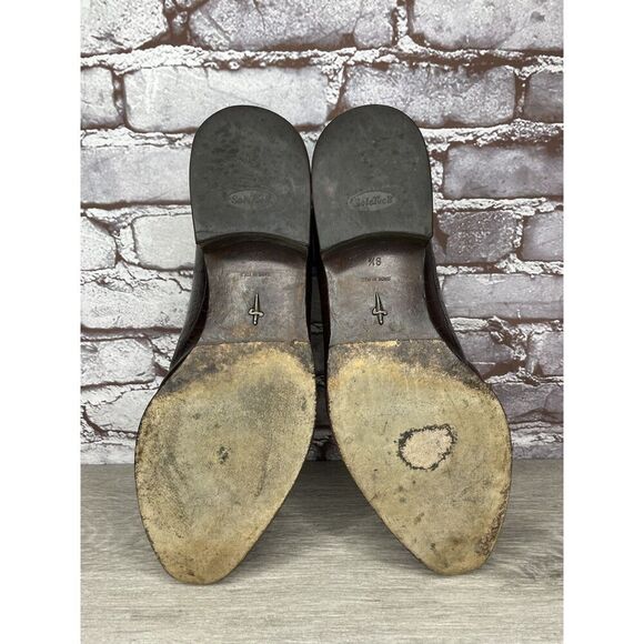 Cesare Paciotti Designer Brown Black Croc Leather Lace Dress Shoes Men 9.5C US - Picture 9 of 16